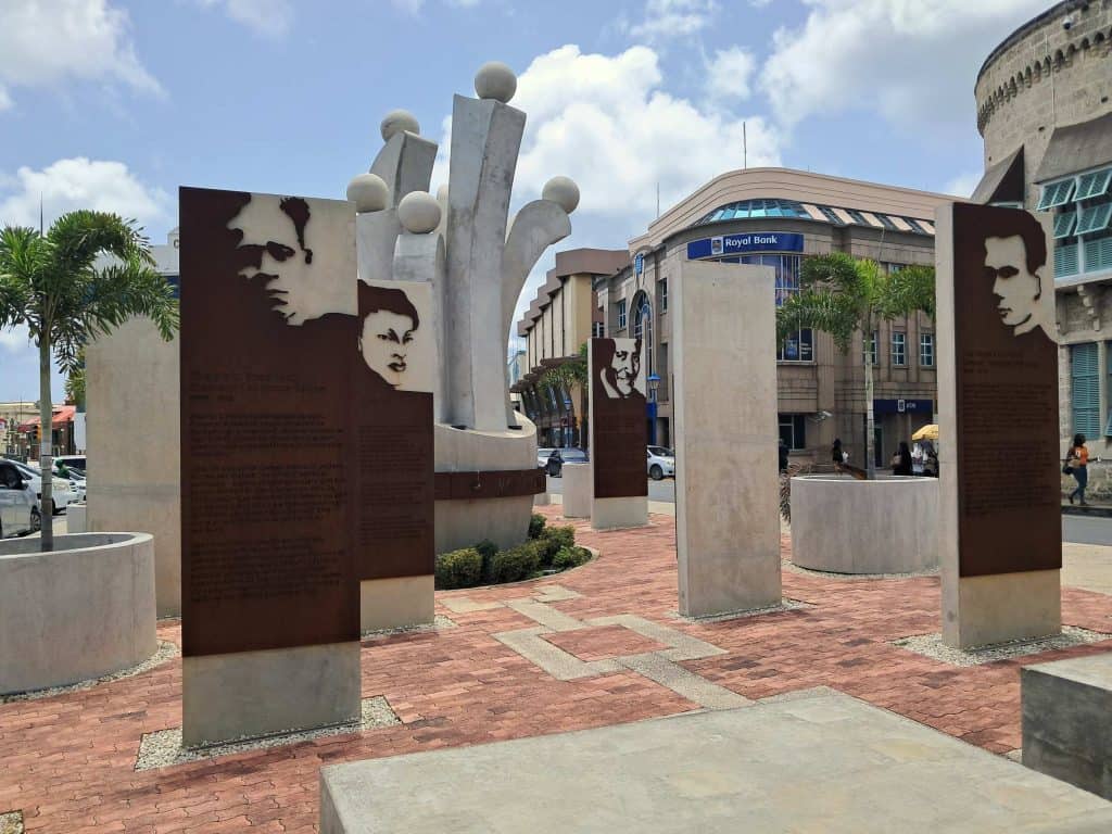 Honoring heroes who help shape Barbados with sculptures and stories.