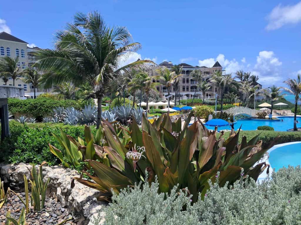 The Crane Resort in Barbados with lush foliage, pools, and suites along the Atlantic Ocean