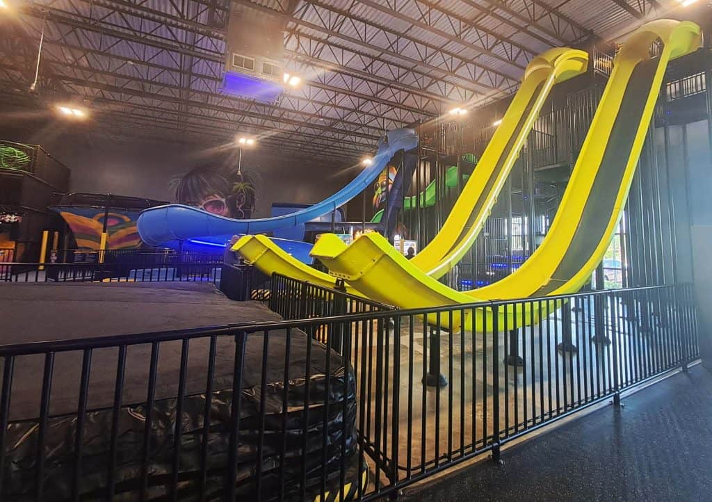 Larger indoor slides for teens and adults.